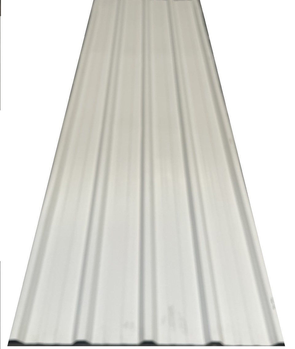 Plancha Trapezoidal HT5 UPVC 3.60 X 1.07 m. X 2 mm. Blanca